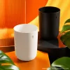 【CL】26Q2#9029 Simple white and black pedal smart trash can, 6L hanging bucket, household kitchen and bathroom storage container Specification image